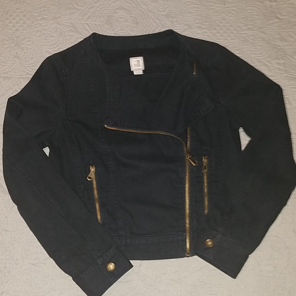 Navy Denim Jacket